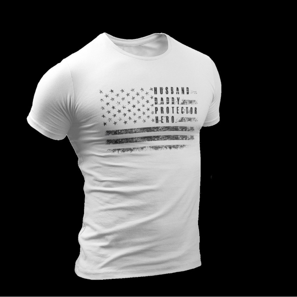 Father’s Day Edition Custom Graphic T-Shirt "HERO"-S-2xL